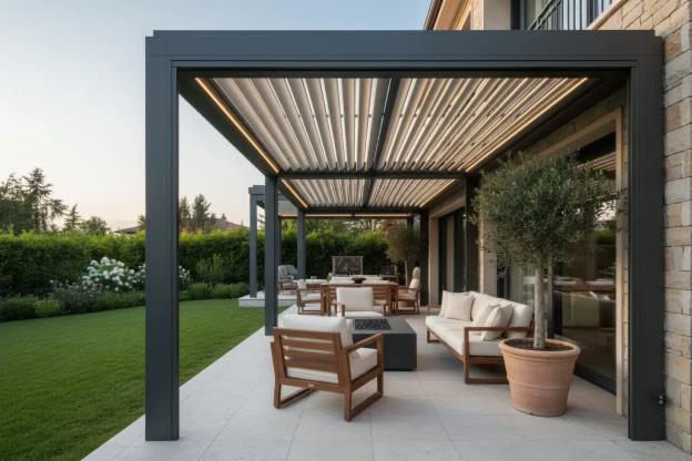 Installare copertura per terrazzi
