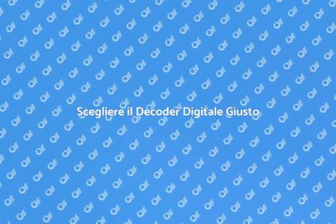 Nuovo Decoder Digitale Terrestre