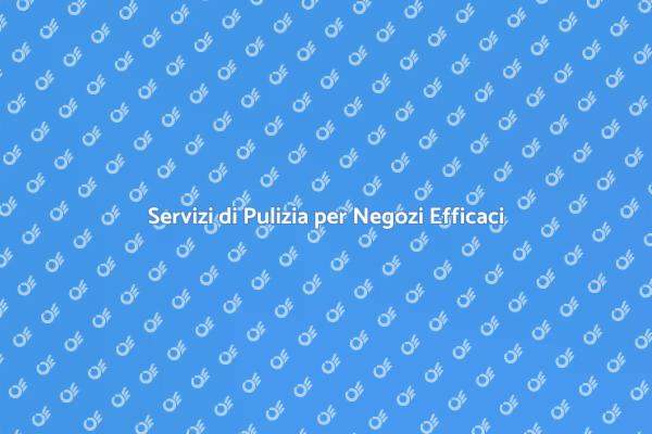 Pulizia Essenziale per Negozi e Attività
