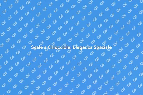 Scale a Chiocciola: Stile e Funzionalità
