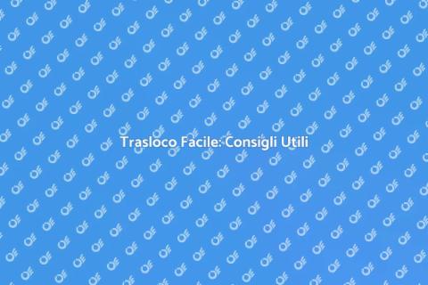 Trasloco Domestico: Guida Completa