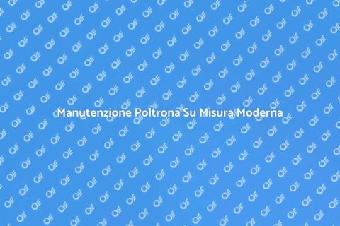Lucidare Poltrona Su Misura Moderna