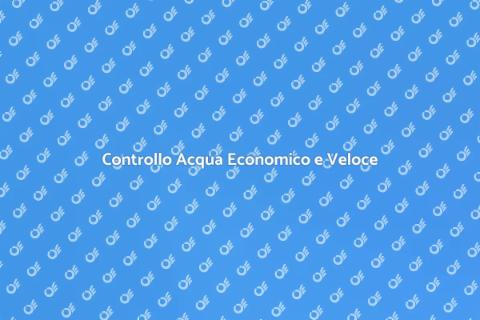 Analisi Acqua Veloce Economica