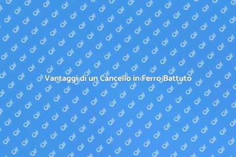 Cancello Pedonale in Ferro Battuto