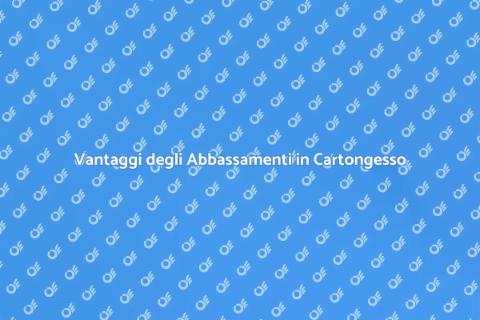 Abbassamenti in Cartongesso per Casa
