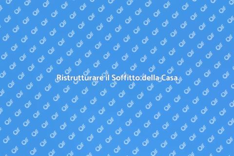 Intonacare un Soffitto per Rinnovare