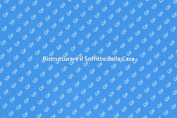 Rinnova il Tuo Soffitto con Stile