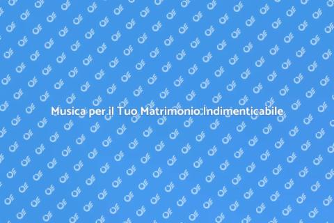 Animazione Musicale per Matrimonio