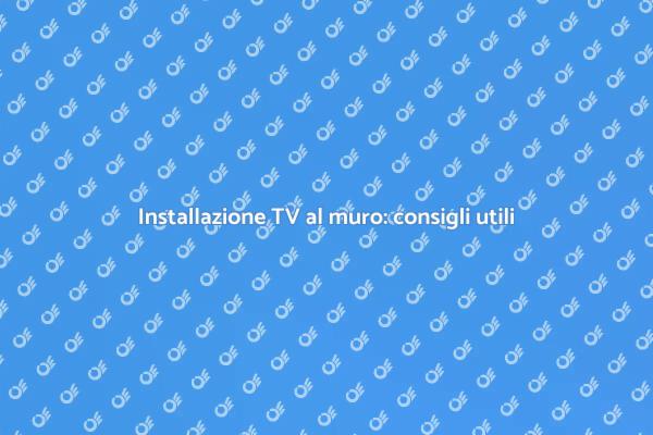 Come fissare una TV al muro facilmente