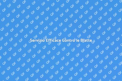 Controllo Blatte: Liberati del Terrore