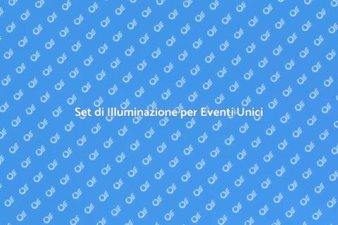 Noleggia Illuminazione per Rooftop Bar