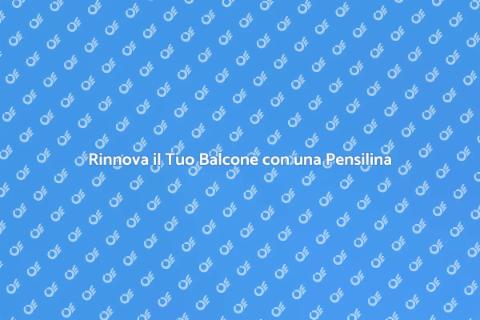 Pensilina per Balconi su Misura