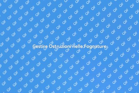 Ostruzioni e Danni nelle Fognature
