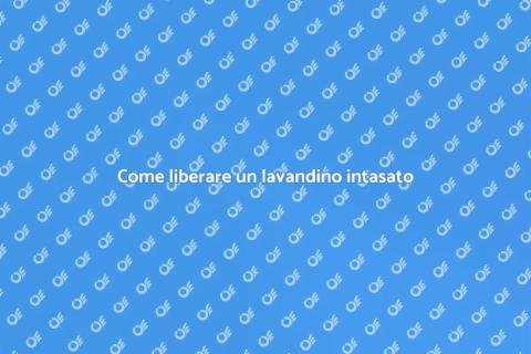 Risolvere il lavandino intasato