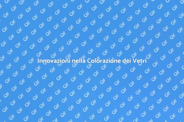 Rivoluzione nei Vetri delle Finestre