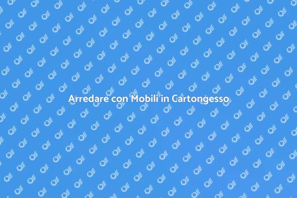 Creazioni Uniche in Cartongesso