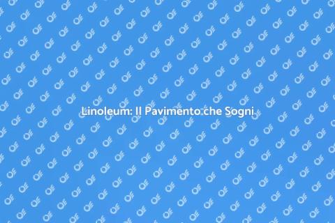 Pavimento in Linoleum Effetto Legno