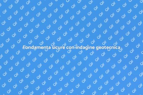 Indagine geotecnica preliminare
