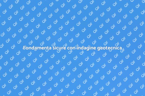 Fondamenta solide per il tuo progetto
