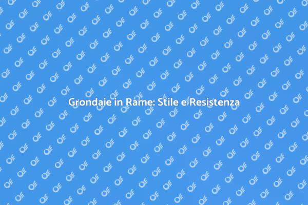 Ristruttura con Coperture in Rame