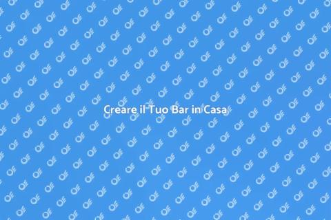 Costruire Mobilio da Bar in Casa