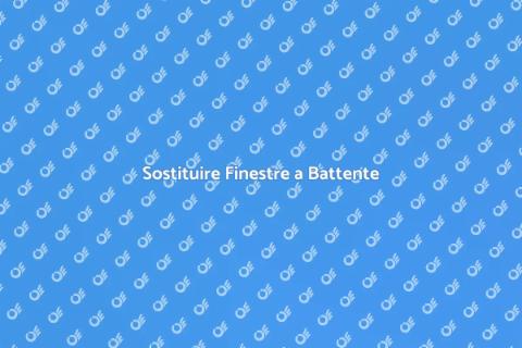 Installare Finestre a Battente