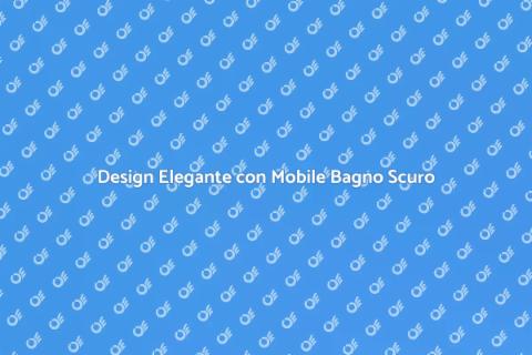 Mobile Bagno in Legno Scuro