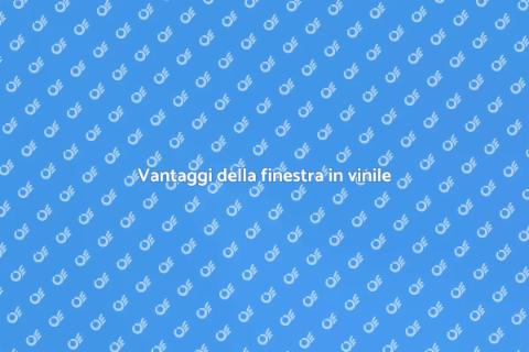 Finestra a battente in vinile