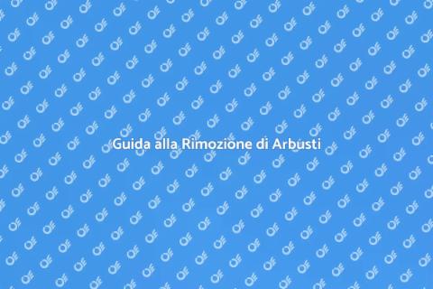 Rimuovere Arbusti in Eccesso Facilmente