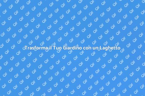 Kit Completo per Laghetto da Giardino