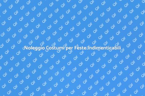 Costumi Originali per Feste a Tema