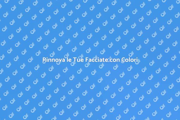 Trasforma il Tuo Immobile con Colori