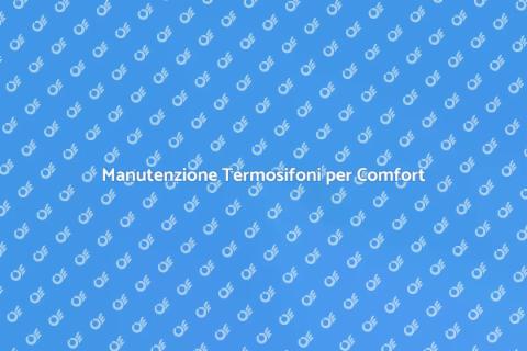 Sfiatare Termosifoni per Comfort Casa
