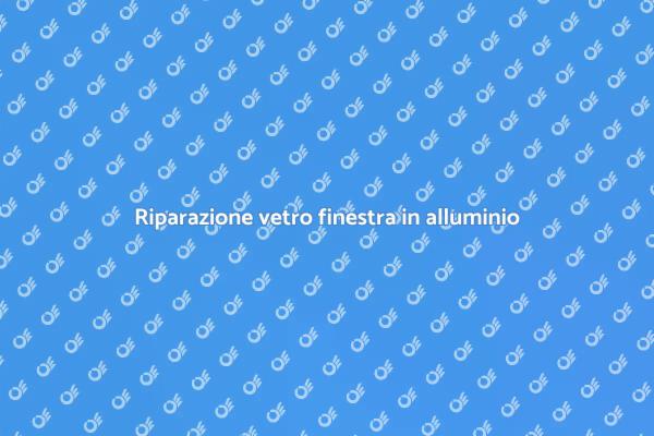 Come fissare un vetro in alluminio