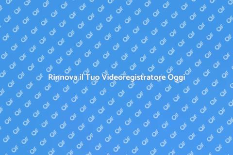 Riparazione Videoregistratori: Ritorno al Passato