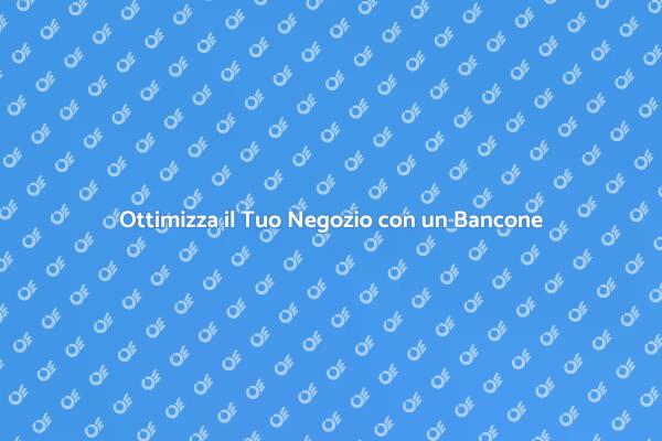 Bancone Versatile per il Tuo Negozio