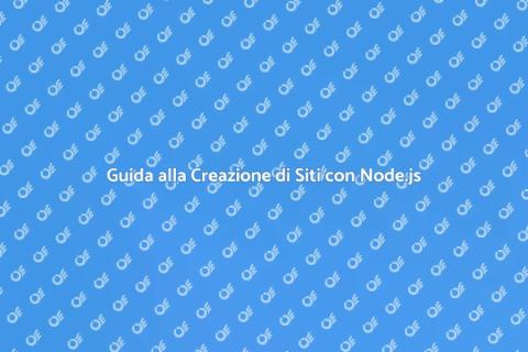 Creare Sito Web con Node.js