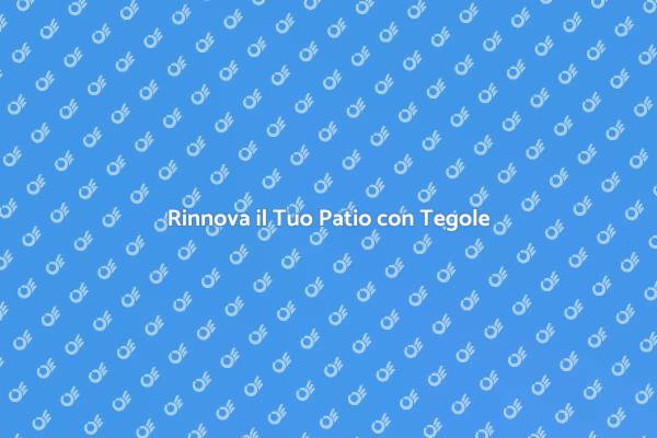 Tetto in Tegole per il Tuo Patio