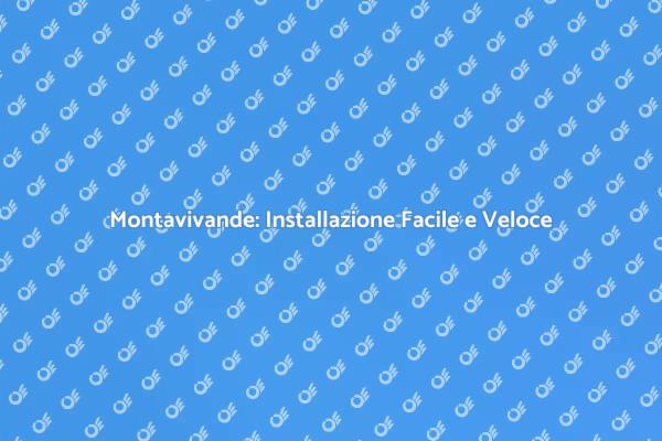Come Montare un Montavivande