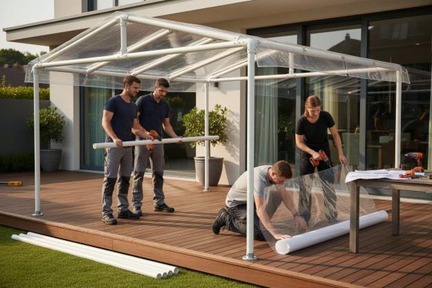 Tettoia in PVC: Praticità e Design