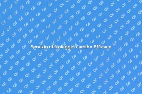 Noleggiare Camion per Logistica