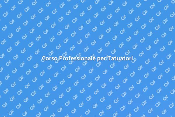 Inizia la Tua Carriera da Tatuatore