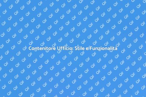 Mobile Contenitore Ufficio Elegante