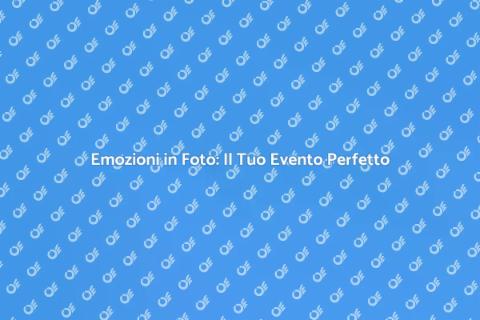 Fotografo per Eventi: Emozioni Immortalate