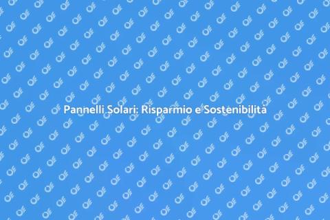 Installazione Pannelli Solari Eco