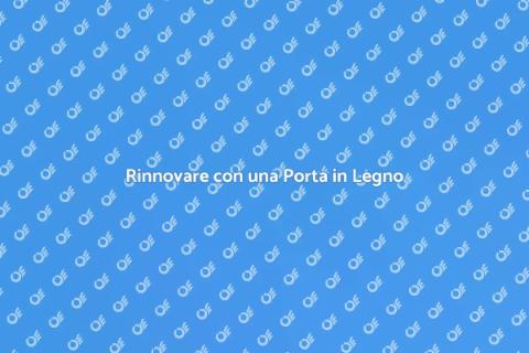 Sostituire una Porta in Legno
