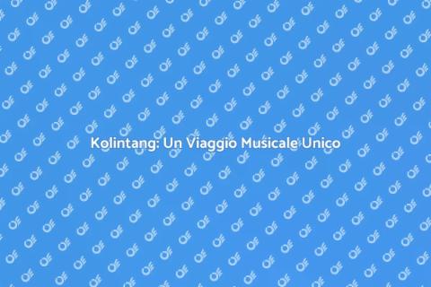 Impara il Kolintang: Magia Musicale