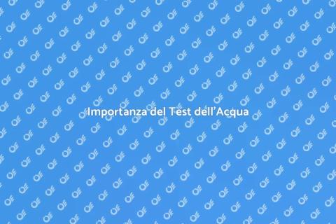 Testare l'Acqua dell'Acquario