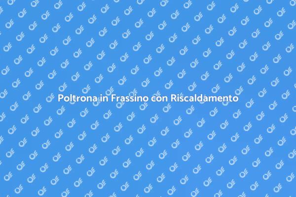 Comfort e Design: Poltrona Riscaldante