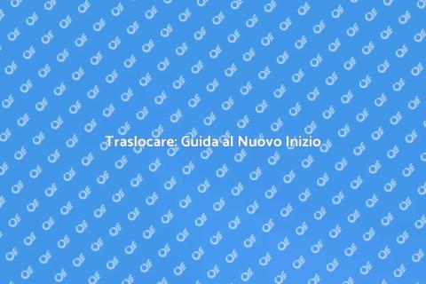 Traslocare in un Altro Stato